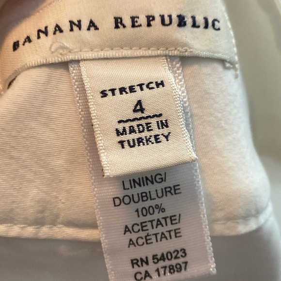 Banana Republic White Baggy Capris - Picture 3 of 3
